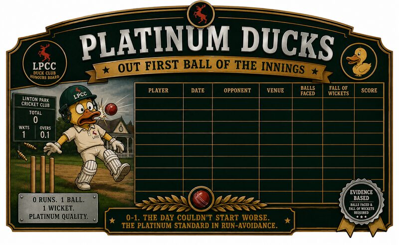 Platinum Ducks — Out First Ball